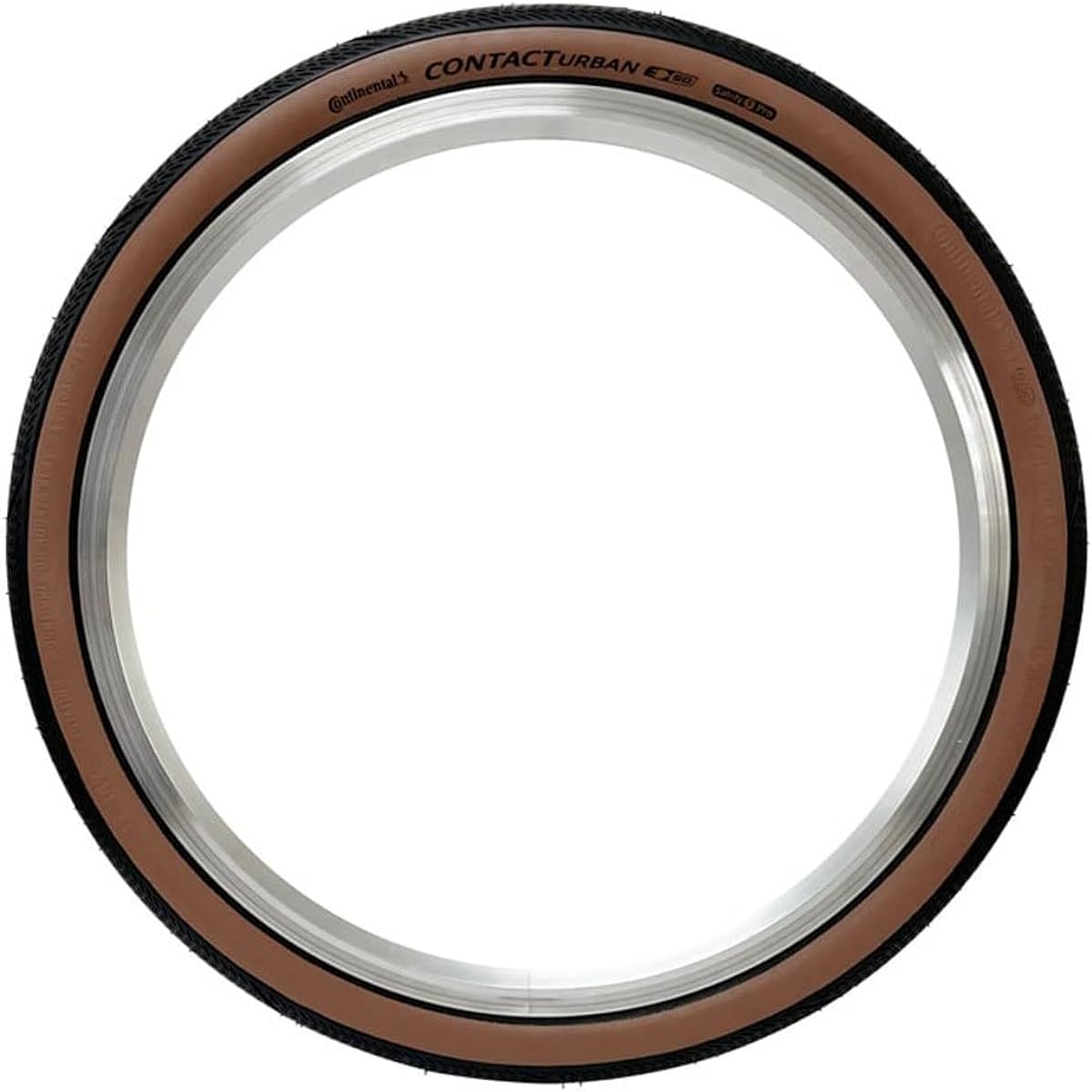 Continental CONTACT URBAN Black/Brown 16X1.35(35-349) BK/Brown FB Clincher 1 piece