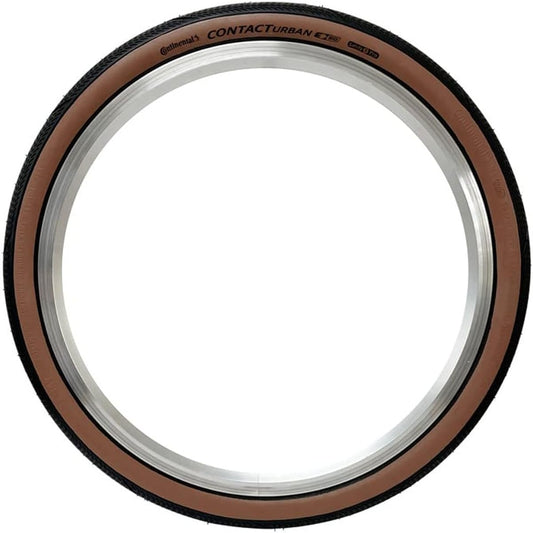 Continental CONTACT URBAN Black/Brown 16X1.35(35-349) BK/Brown FB Clincher 1 piece