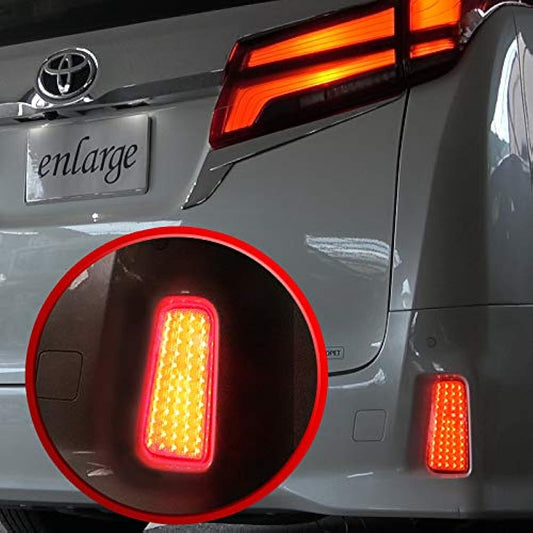 Alphard Vellfire 30 Series Reflective Function LED Reflector Set with Power Output Wiring
