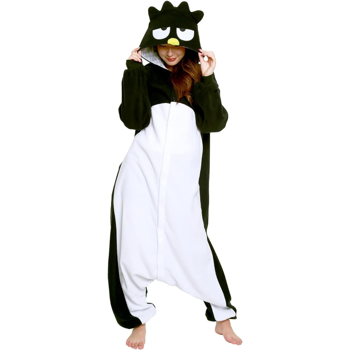 SAZAC Character Fleece Kigurumi One Size Fits Most Sanrio Bat Batsumaru