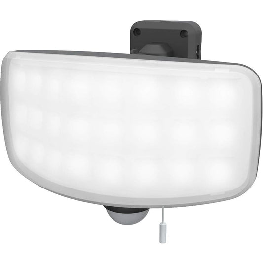 Musashi Sensor Light Gray Body Size: Width 20.4 x Depth 15.1 x Height 14.5cm 27W Wide Free Arm Type LED Sensor Light LED-AC1027