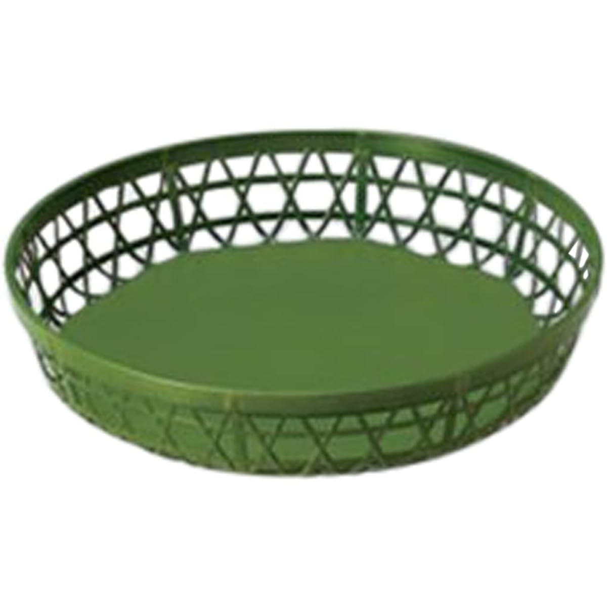 Set of 5 Shokado / Bento / Plate [A] ABS 0 size round bamboo basket, young bamboo [31.3 x 6.1cm, inner bottom 26.5 x 25cm] [Restaurant, Inn, Japanese tableware, Restaurant, Commercial use, Tableware, Tableware]