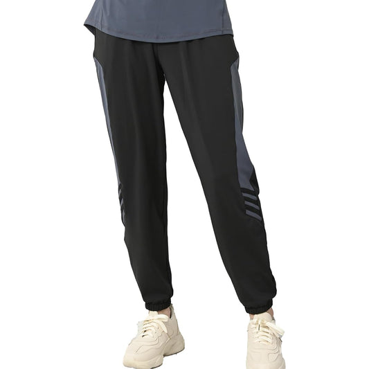 [JANJAM] Large Size Women's Jogger Pants, Quarter Length, Elastic Waist, Sideline Bottoms, Sportswear