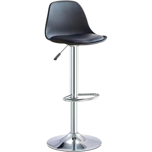 Aikenn Counter Chair Bar Chair High Chair 360 Degree Rotation Lifting Bar Stool Bar Chair Restaurant Chair Compact Lightweight Modern Chair Seat Stool Chair Dining Kitchen Seat Height 60-80cm Backrest Included (Black)