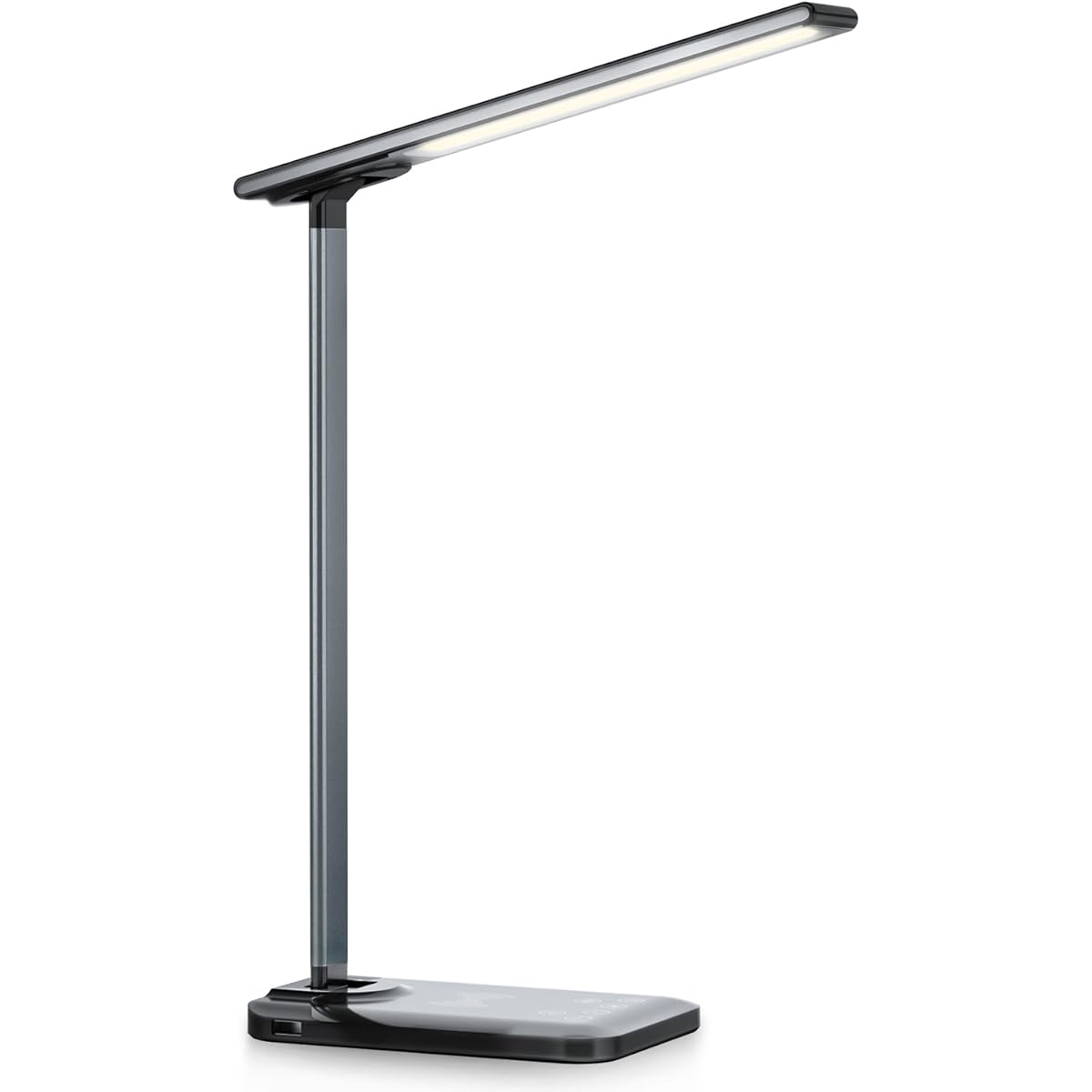 Desk light, desk lamp, 9 levels of dimming, 3 levels of color toning, LED, multi-angle adjustment, stand light, tabletop, bright, timer, touch sensor, lighting, table light, energy saving, reading light, bedside, night light, study, reading, dormitory, w