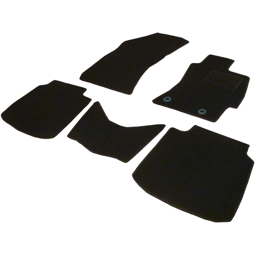 Fenice Car Mat Floor Mat Domestic Production (Subaru Legacy B4 BN9 Outback BS9) <Subaru Dial Hook Compatible> Black Non-slip Shape Resistant to Slip Car Mat (Car Parts Specialty Store)