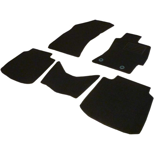 Fenice Car Mat Floor Mat Domestic Production (Subaru Legacy B4 BN9 Outback BS9) <Subaru Dial Hook Compatible> Black Non-slip Shape Resistant to Slip Car Mat (Car Parts Specialty Store)