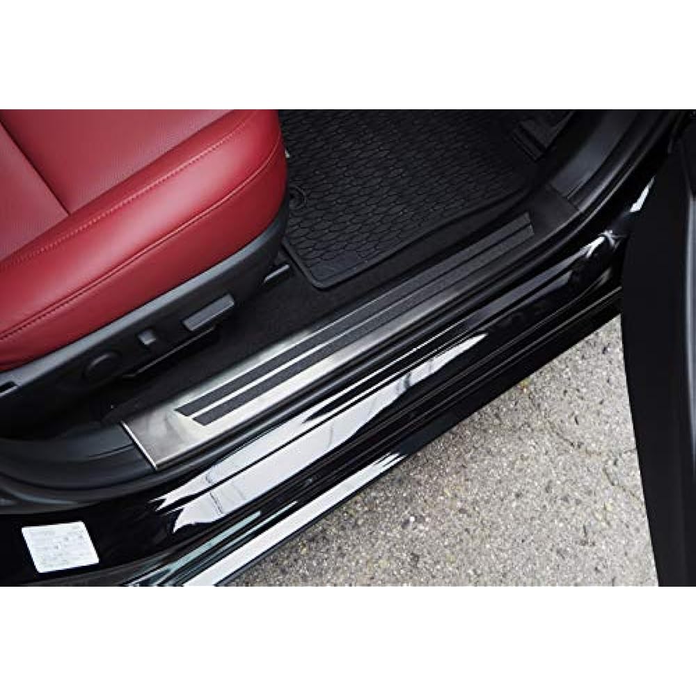 Samurai Produce Mazda MAZDA3 BP Series Exclusive Scuff Plate Side Step Inside Front Rear Set 4P Black Hairline