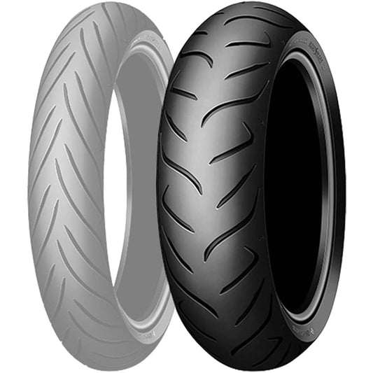 DUNLOP Motorcycle Tire SPORTMAX Roadsport2 Rear 190/50ZR17 M/C (73W) Tubeless Type (TL) 2 Wheel Motorcycle 331085