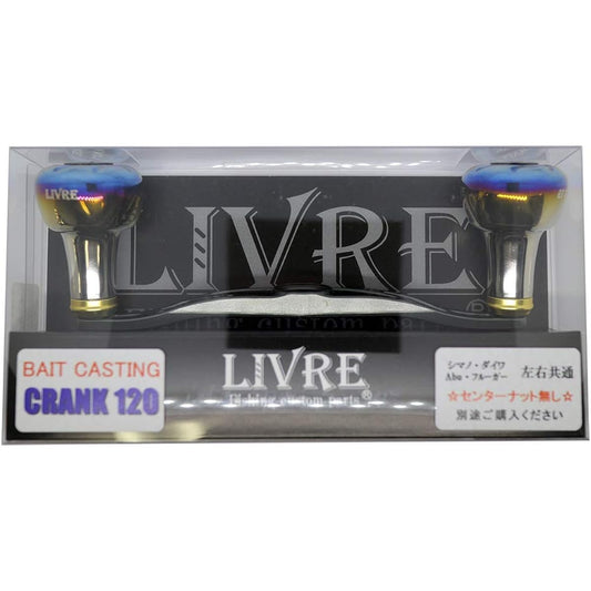LIVRE Crank 120 (CRANK120) Main plate set without center nut (for bait reel)