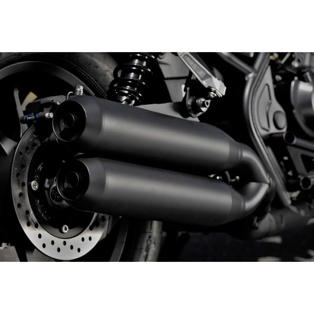 Beams Power Header W Government Certified Matte Black Version Slip-on Rebel 250 8BK-MC49 G1016-23-001