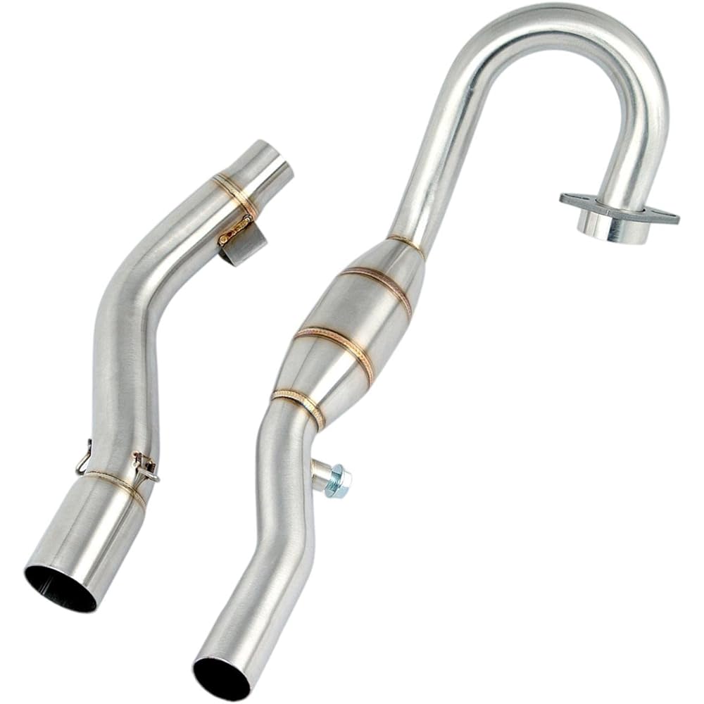 Motorcycle Mid Exhaust Pipe Slip on 51mm Mid Pipe with Bend Pipe Header for Honda C0L Rally 12-21 Muffler System