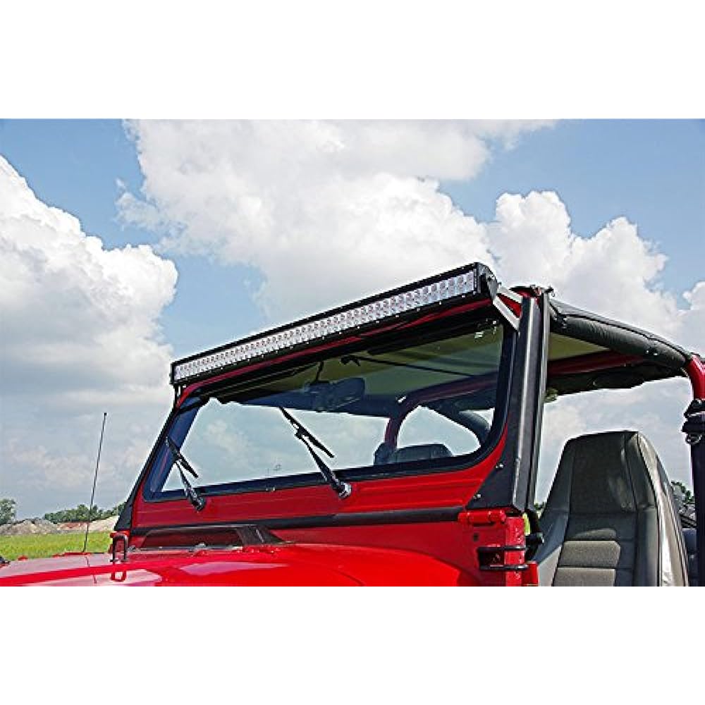 Rough Country 50 -inch LED windshield bracket 1987-1995 JEEP WRANGLER YJ -70508
