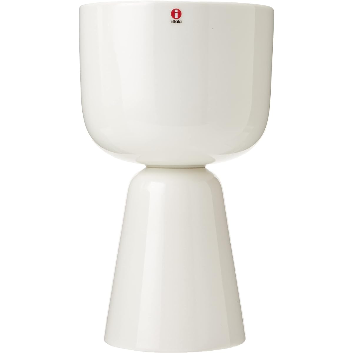 [Regular Imported Product] iittala Nappura Plant Pot 260 x 155mm White 1051520