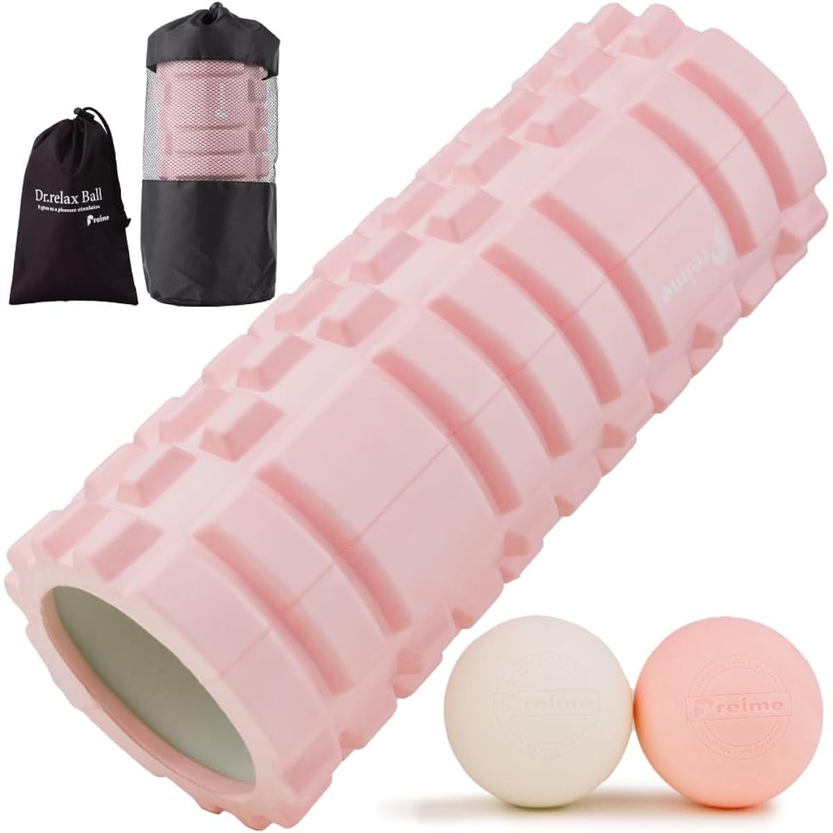 Foam Roller, Massage Ball, Stretch Ball [A ball that relieves stiffness and fatigue that was seriously thought out by a sports specialty store] Foam Roller, Trigger Point, Myofascial Release "Shoulders/Back/Waist/Calf/Soles" Whole Body Pressure Point Goo