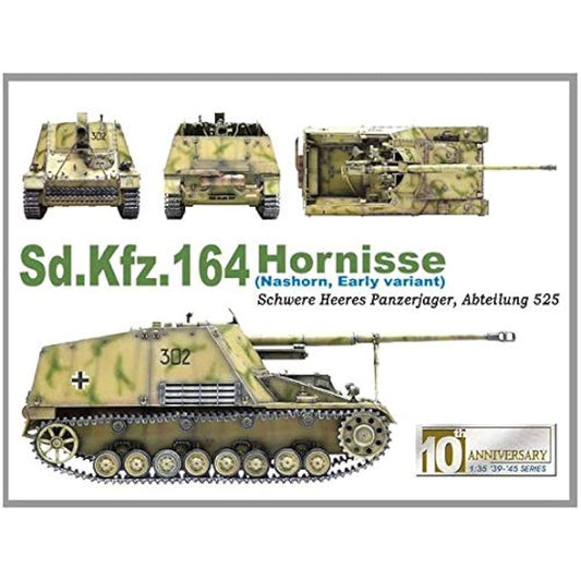 Platz 1/35 World War II German Self-Propelled Artillery Sd.Kfz. 164 Hornisse Plastic Model DR6165