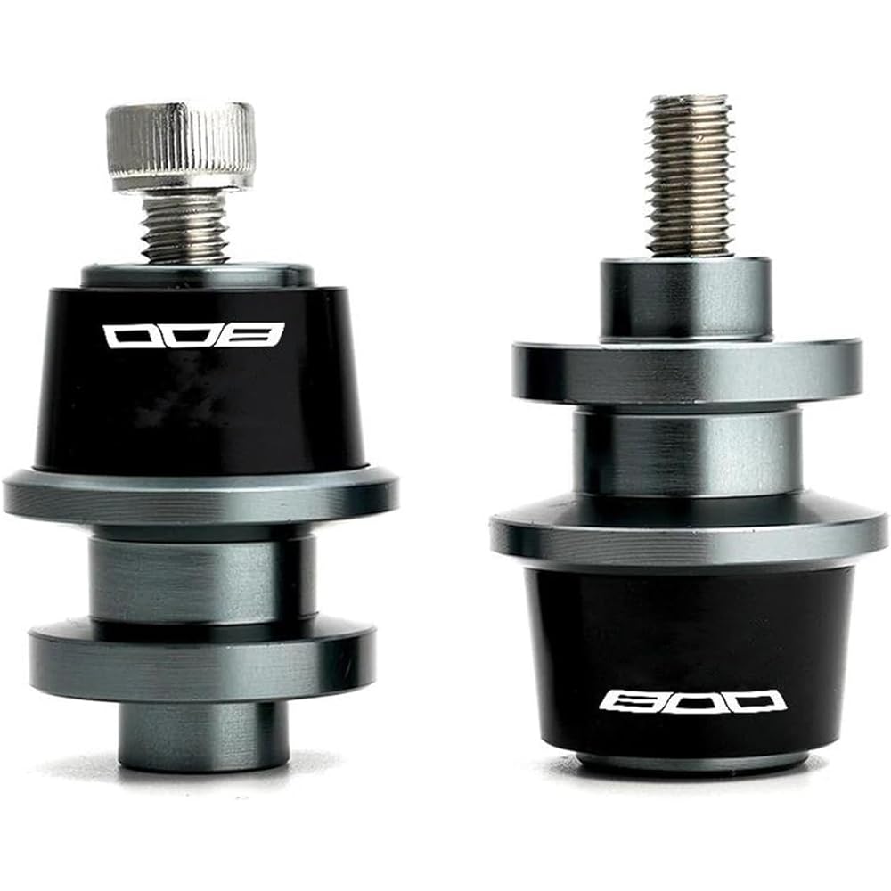 Motorcycle Bobbin Slider Stand M8 Motorcycle Swing Arm Slider Spool Stand Screw For Z 800 Z800 2013 2014 2015 2016 8mm (Color: Titanium, Size: A)