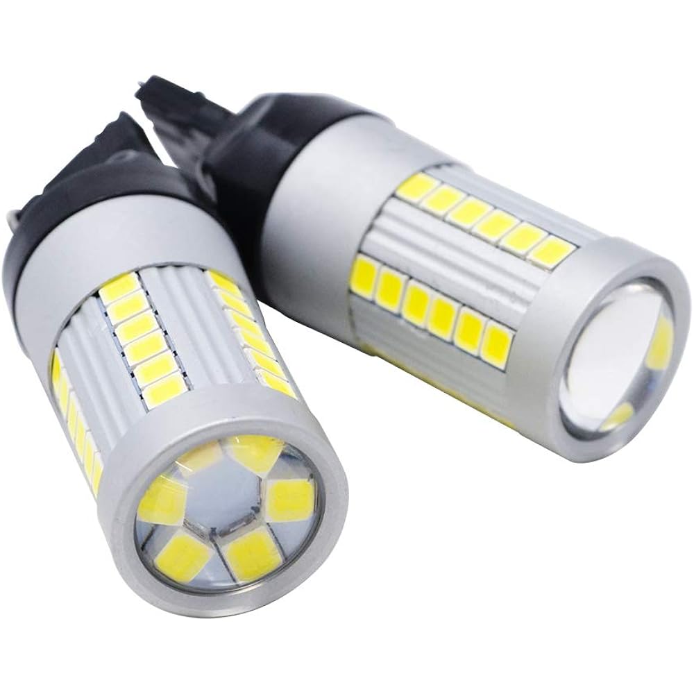 fcl. T20 LED back lamp, single white, 2500lm, vehicle inspection compatible, non-polar, long life, 42 chips, 12V, for cars only, 2 pieces for left and right, Delica D5, Jimny JB64, Jimny Sierra, 30th Prius, Prius α, 40 series