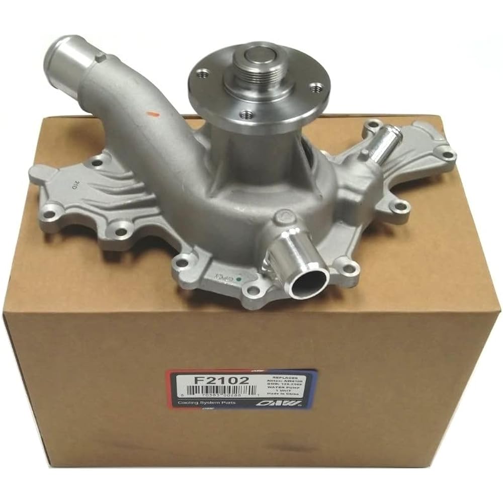 OAW F2102 Engine Water Pump 3 Horse outlet with 97-10 Ford Explorer, 01-10 Explorer Sport Truck, 05-10 Masterang, 01-11 Ranger, 01-10 Mazda B4000 & 98-10 Mercury Mauntenia 4.0L SOHC