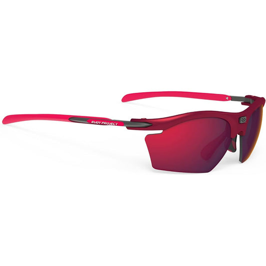 [RUDYPROJECT] Sunglasses Rydon Slim Merlo Matte Frame Multi Laser Red Lens Lens Width: 66mm Bridge Width: 12mm Temple Length: 133mm Height: 40mm