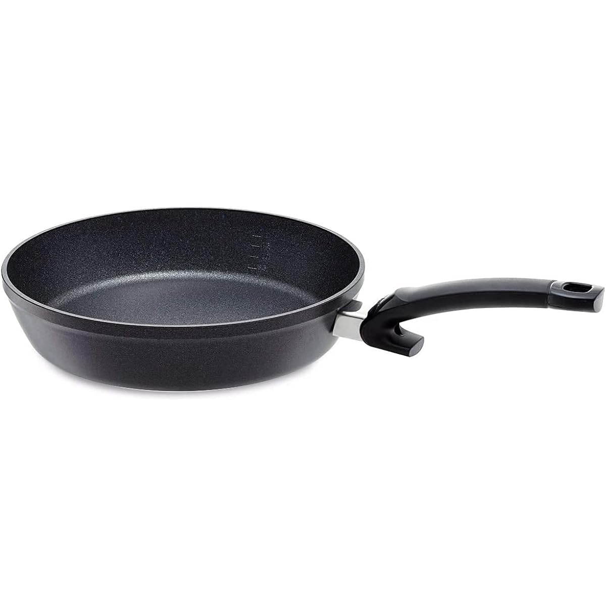 Fissler Frying Pan 26cm Adamant Comfort Gas Fire/IH Compatible Made in Germany [Authorized Japanese Product] 159-105-26-100-A Black