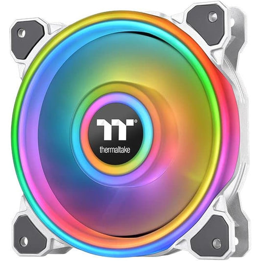 Thermaltake Riing Quad PLUS 12 RGB White PC Case Fan 120mm CL-F100-PL12SW-C FN1502