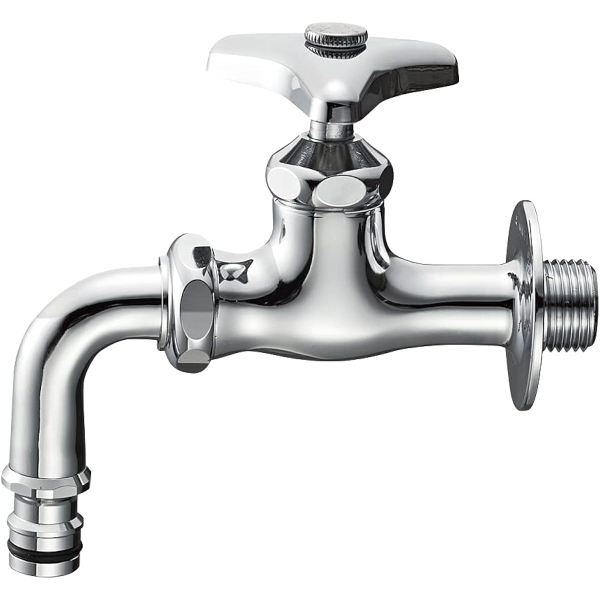 SANEI Home Water Faucet, Nominal 13, Cold Region Specification, Jointer Connection, Spout Pipe Rotation Y126K-13