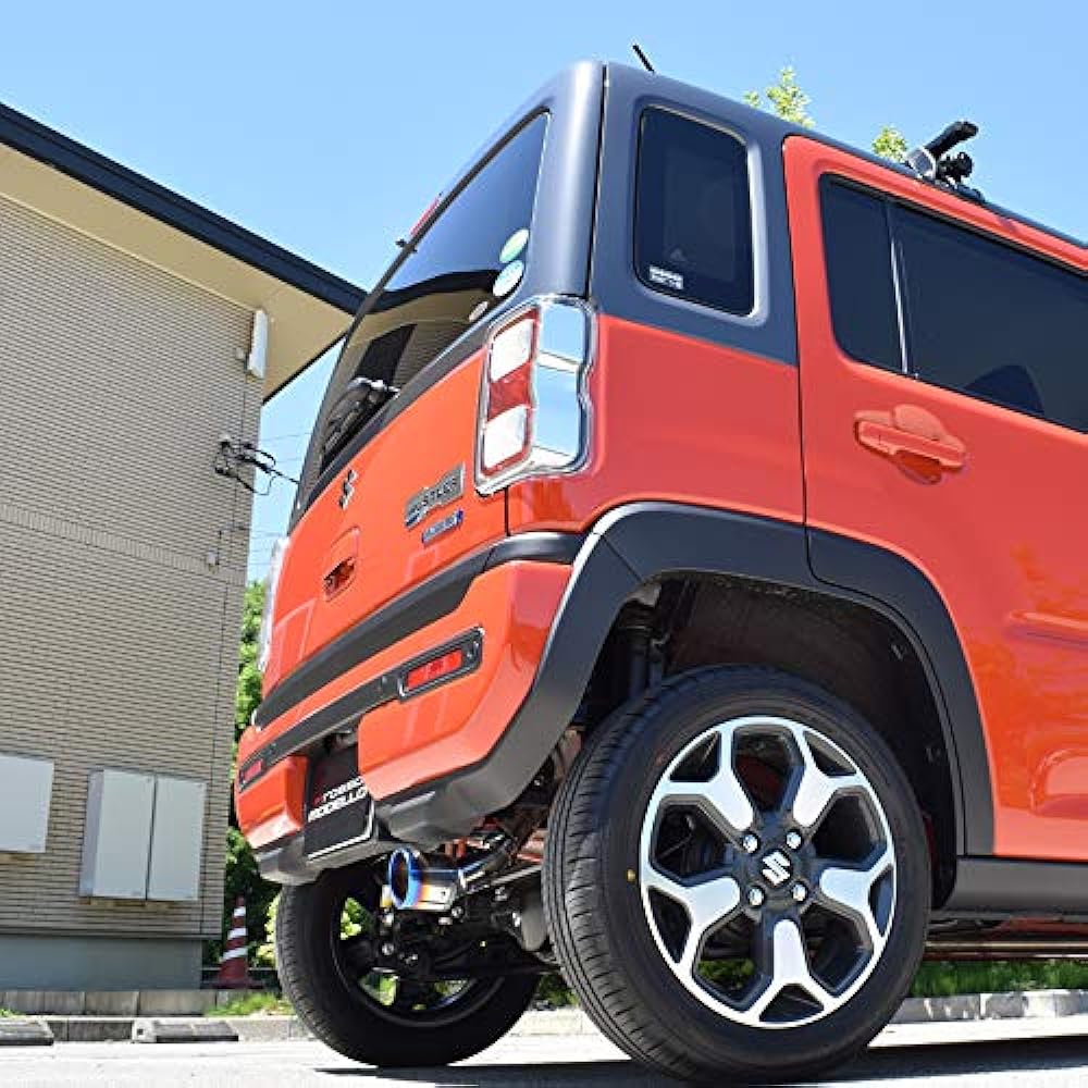 [sz003] Rosso Modelo MARVELOUS T1 Muffler Cutter Hustler MR52S 4WD Turbo Exclusive Titanium Outlet Flare Crossover MS52S