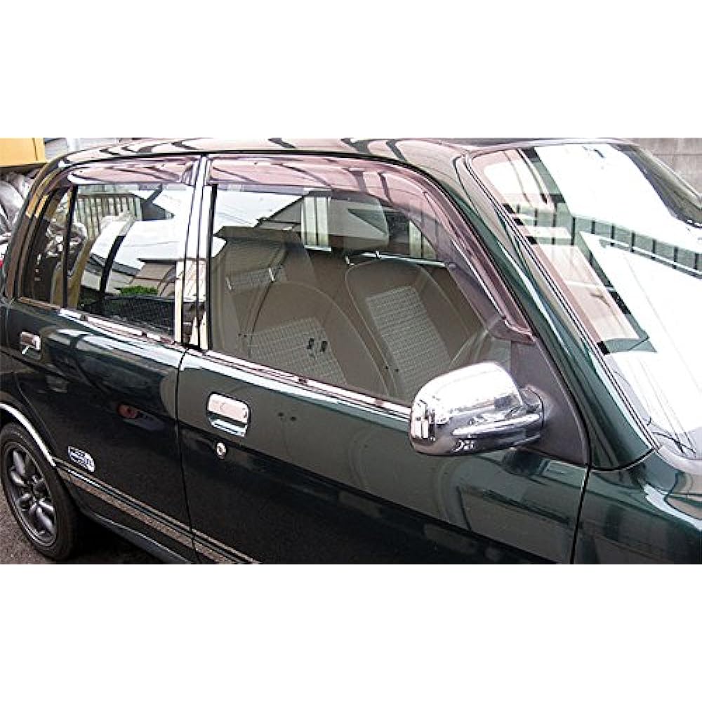 BRIGHTZ Miragino L700 L710 5 door super mirror chrome plated stainless steel window molding 4PC [WIN-SIL-115] 3440