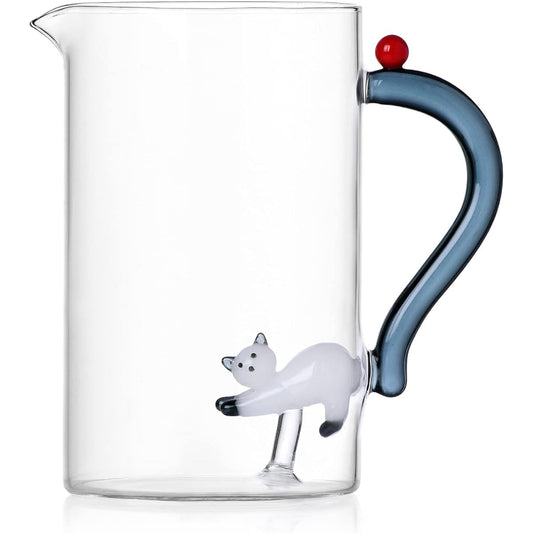 ICHENDORF Jug Cat White Cat with smoke tail&Berry 0935209001-CN