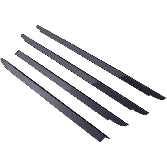 BRIGHTZ Vamos HM1-2 Super Mirror Black Plated Stainless Steel Window Mall 4PC [WIN-BLA-073] 4911