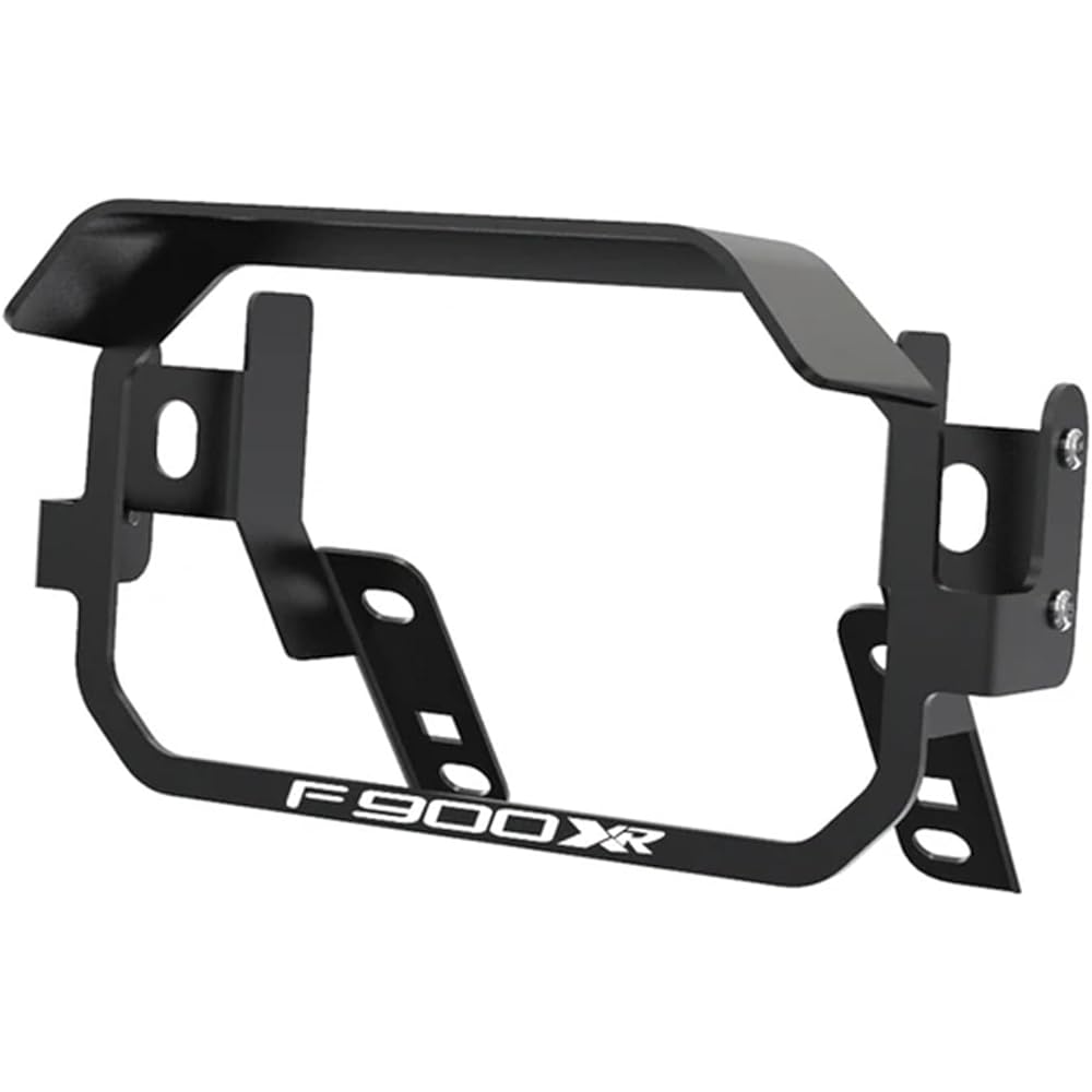 Sag For BMW F900XR 2020 2021 2022 2023 2024 Motorcycle TFT Anti-Theft Guard Instrument Hat Sun Visor F900 F 900 XR 900XR CNC Sun Visor Instrument Cap (Size : B with logo)