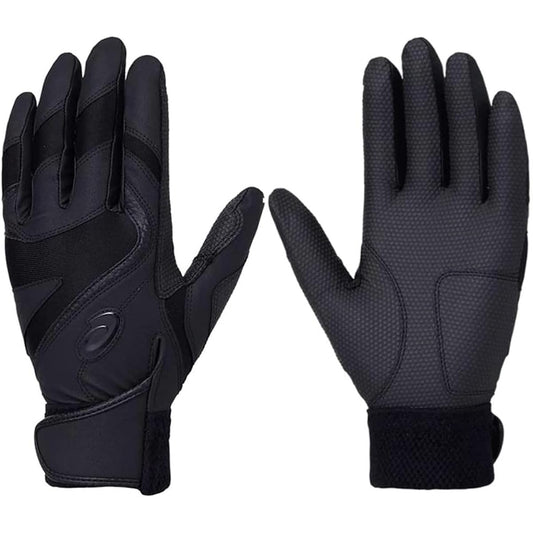 ASICS Batting Glove Compatible with High School Baseball, For Both Hands beg274s