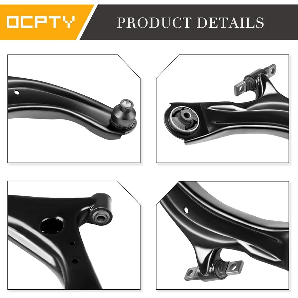 OCPTY - 4 pieces 2003 2004 for Ford Expedition For Lincoln Navigator - 2 Upper Control Arm and Ball Joint 2 Bottom Ball Joint K80039 K80715 K80714