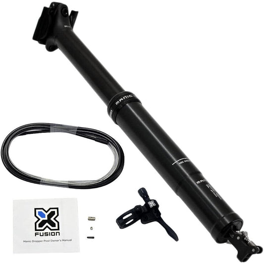 X-Fusion Manic INTEGRA Remote Dropper Seatpost 34.9x375.5mm,T:125mm, YB2719