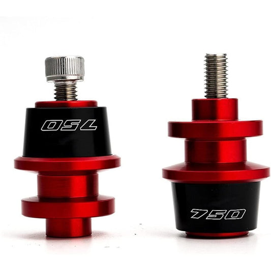 Swing Arm Slider Spool Stand For Ka-wa-sa-ki Z750 Z 750 2012 2011 2010 2009 2008 2007 2006 2005 2004 2003 Motorcycle 10mm Swing Arm Slider Spool Screw (Color: Red, Size: B)