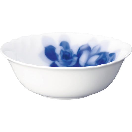 Okura Toen Blue Rose Janet 15cm Porridge Ball <Microwave Friendly> 45F/8110