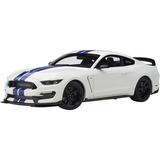 AUTOart 1/18 Ford Shelby GT350R White/Blue Stripe Finished Product