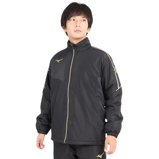 [Mizuno] Training Wear Breath Thermo Filling Warmer Jacket Moisture Absorption Heat Generating Water Repellent MC-LINE 32MEA630