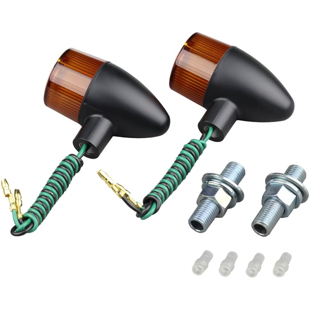 POSH Motorcycle Supplies Classical Turn Signal Bullet Type 095098-06