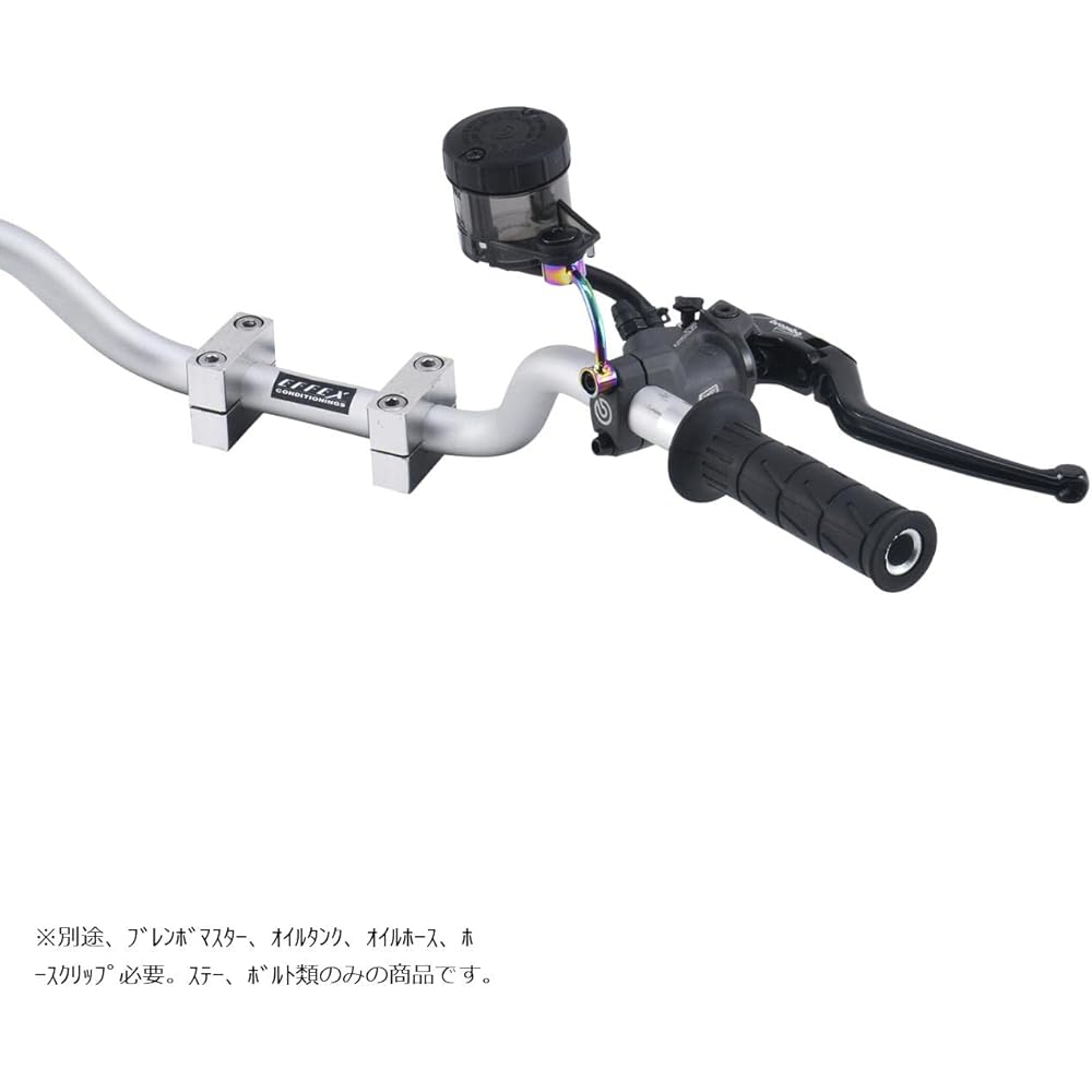 PLOT Oil Tank Stay, Brake Side, Titanium Color, For S50 Tanks