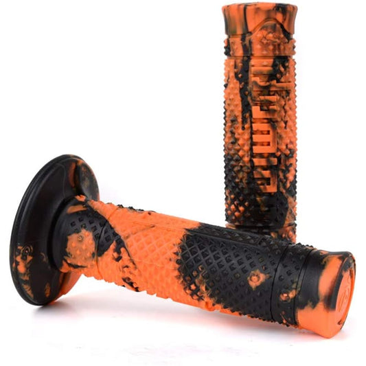 DOMINO (Domino) GRIP GRIP Off -Road Snake Style 120mm Orange X Black A26041C94A7