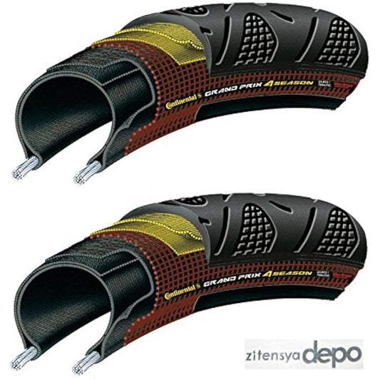 [Domestic authorized distributor product] Continental (Continental) Grand Prix 4-SEASON (Grand Prix 4 Season) Set of 2 + zitensyadepo sticker