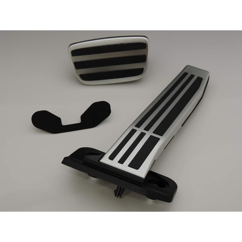 LEXUS Genuine Lexus LC500 & LS500 F-SPORT Aluminum Accelerator Pedal & Aluminum Brake Pedal Pad & Pedal Lator Cover 3 Piece Set For 220 Series Crown Early Model