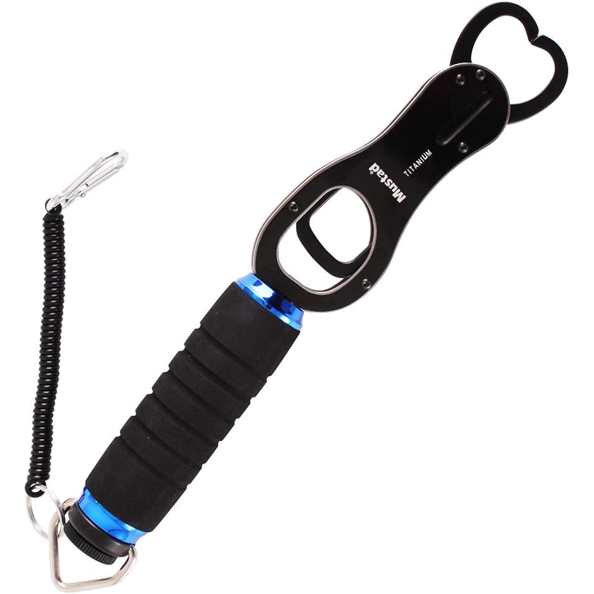 Mustad Lip Grip Weight & Scale Tool - Blue