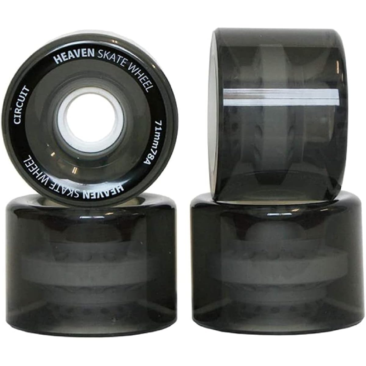 HEAVEN CRUISER WHEEL 71×52mm SHR78A BLK Heaven Cruiser Wheel Clear Black