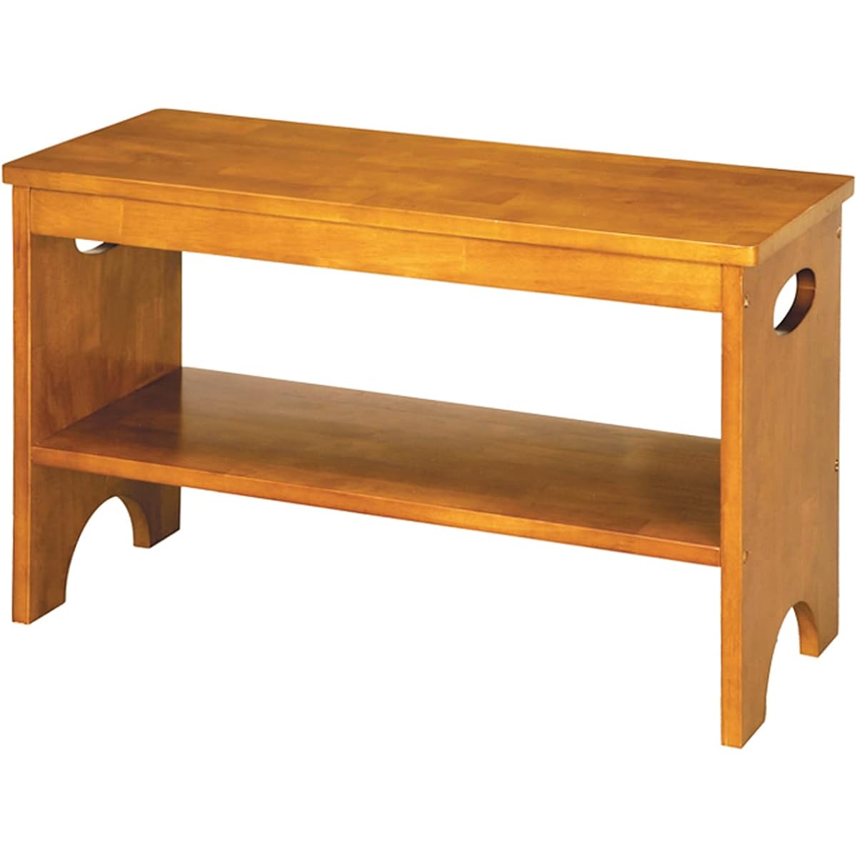 Nagai Kosan Natural Wood Entrance Bench Brown NK-7407