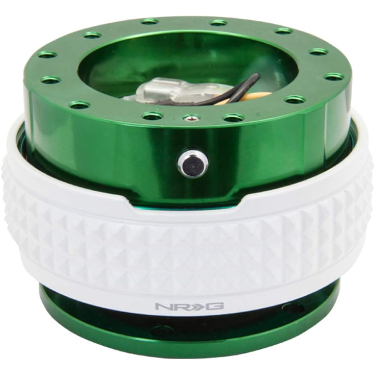NRG Innovations SRK-210GN/GL Quick Release Skit (Green Body/Pyramid Ring glowing in the Darkness)