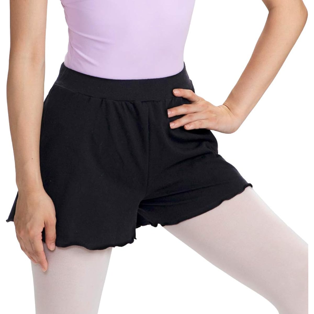 Ballet Pants for Children to Adults [Cotton Material Short Pants] Made in Japan Warm-up Pants Rhythmic Gymnastics Dance Pants Aero Pilates Yoga Cycling Ballet Supplies