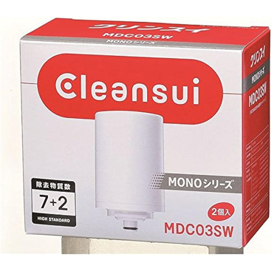 [2 pieces] Cleansui Faucet Direct Water Purifier Mono Series Replacement Water Purification Cartridge MDC03SW Home Appliances Kitchen Appliances Water Purifier top1-ds-390603-sd5-ah [Unique Simple Packaging]